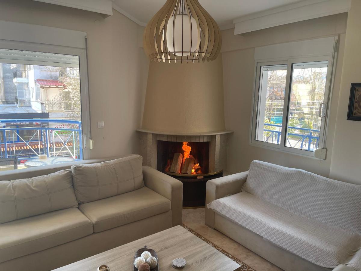 Lovely And Sunny Apartament 300M From Beach!! Peraia  Luaran gambar