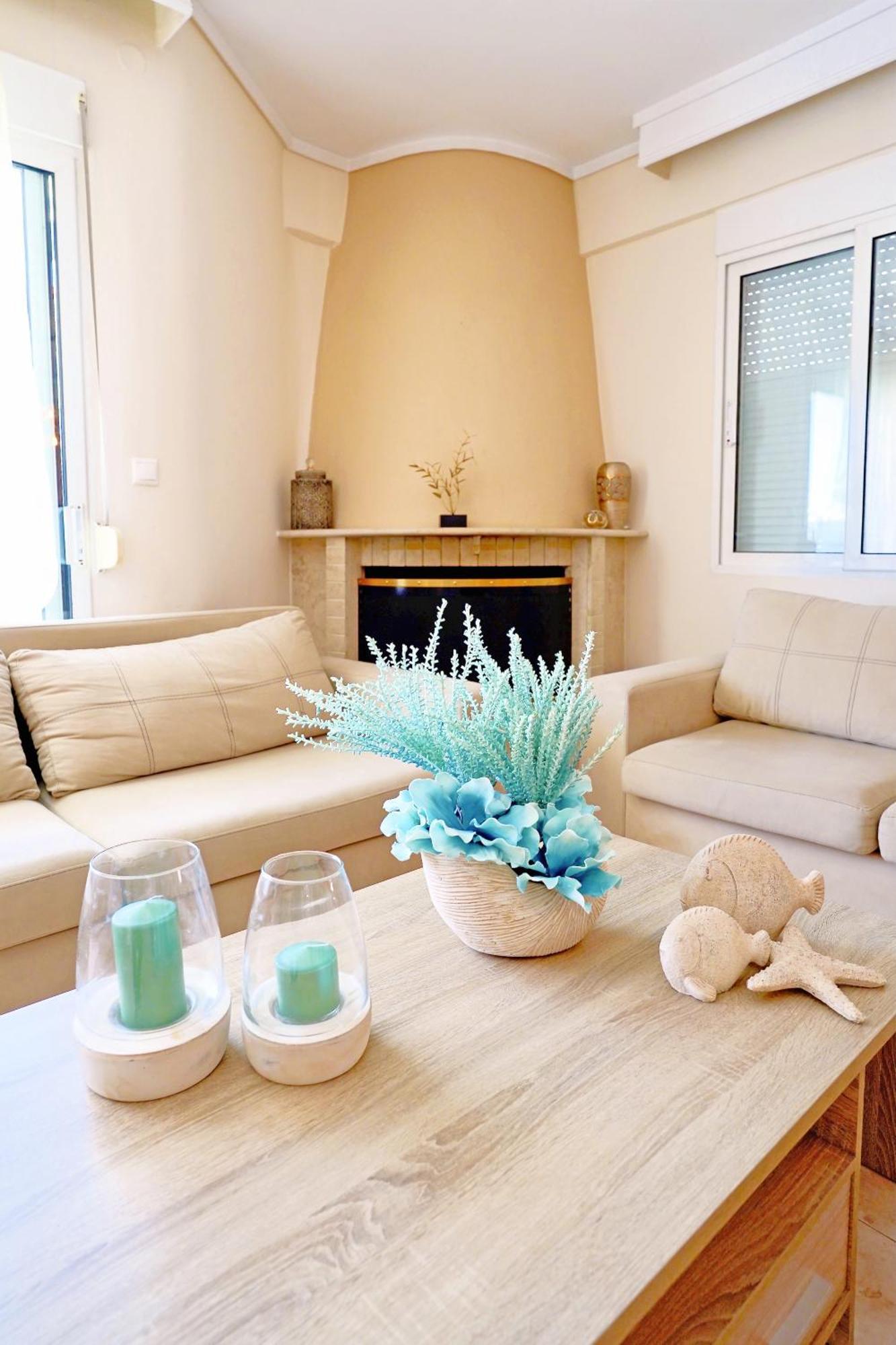 Lovely And Sunny Apartament 300M From Beach!! Peraia  Luaran gambar